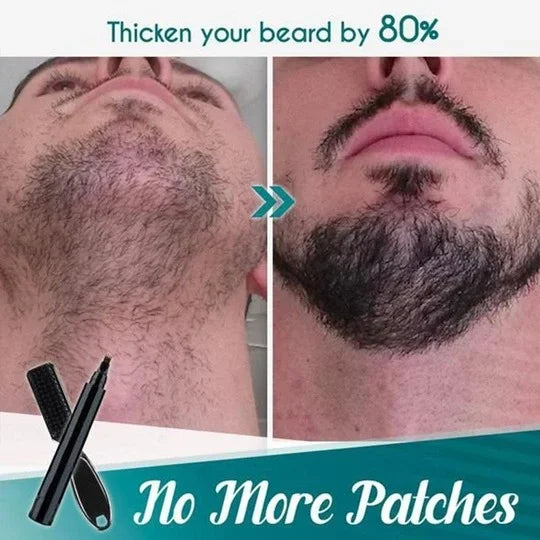 Lápiz y peine para Relleno de Barba y Cejas resistente al agua