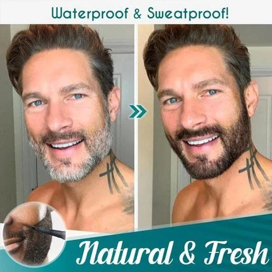 Lápiz y peine para Relleno de Barba y Cejas resistente al agua