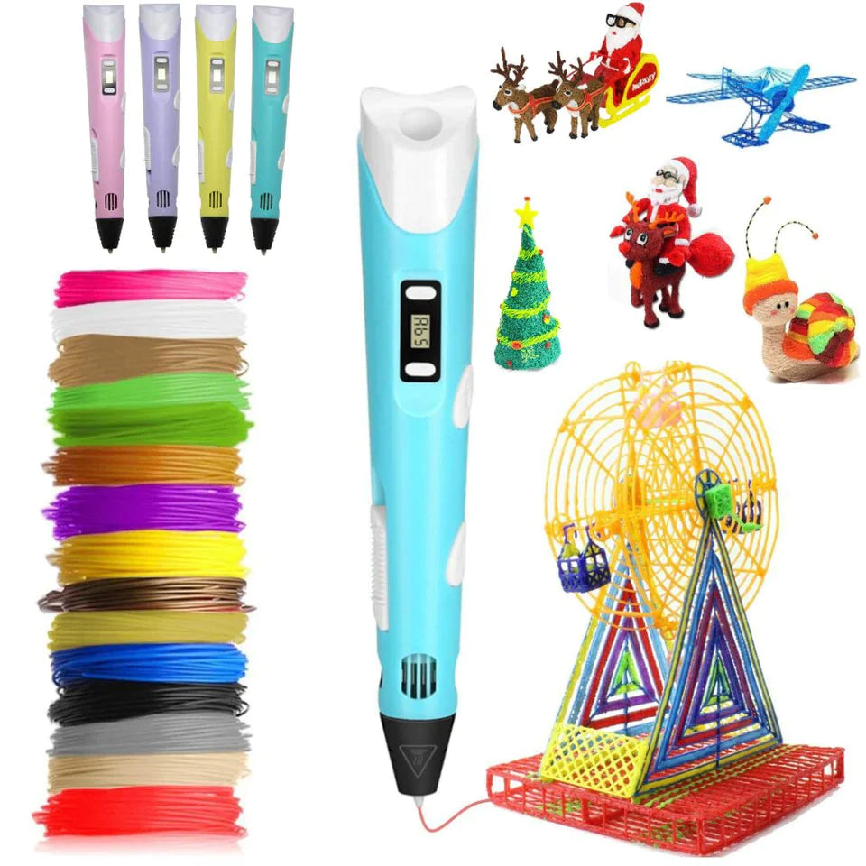 Lápiz 3D inteligente con pantalla LED