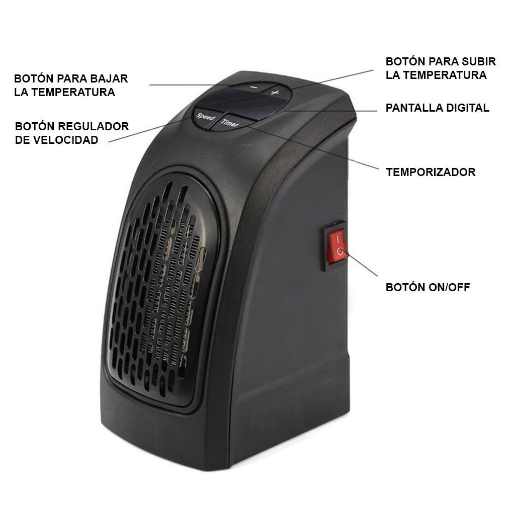 Calefactor Termocerámico Portatil Plus