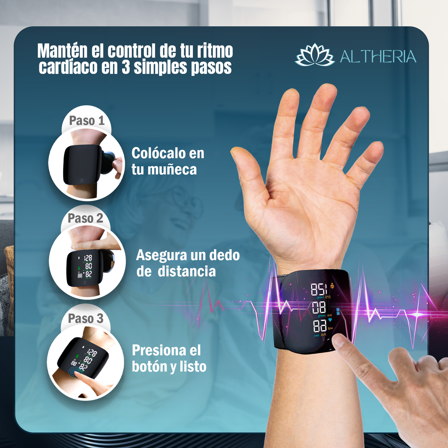 TENSIÓMETRO DIGITAL CON VOZ EN ESPAÑOL