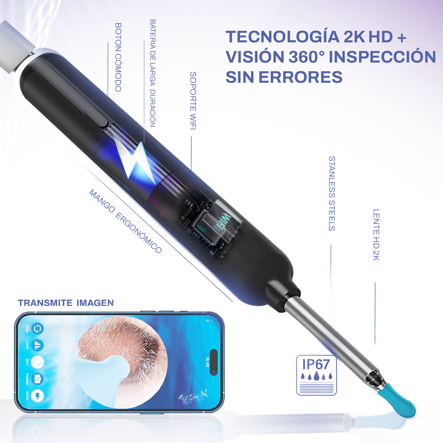 SUPER OTOSCOPIO CON CÁMARA