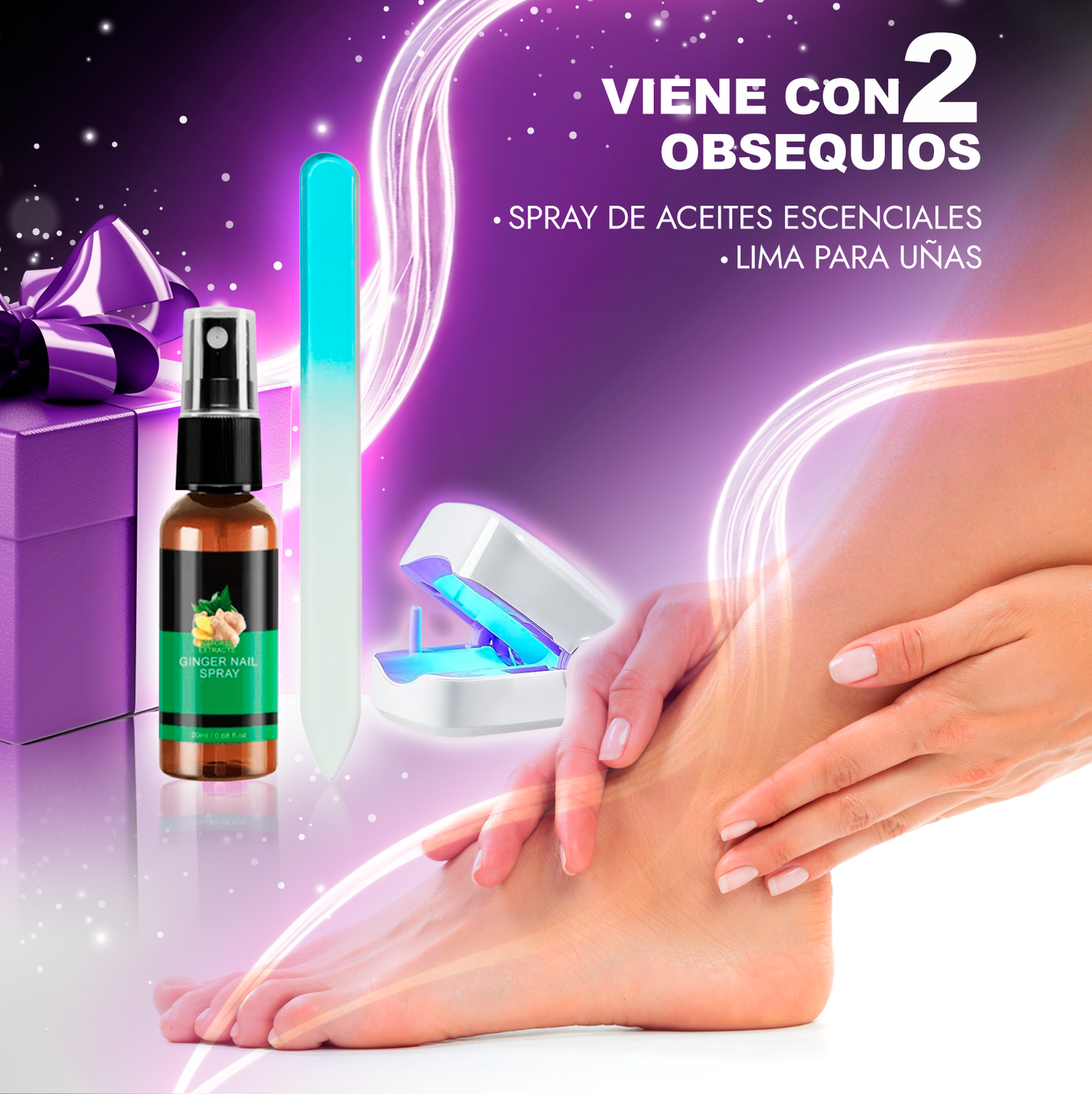 LASER UÑAS (PACK DE 2 UNIDADES AL 50% DESCUENTO=32,99€)