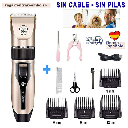 Cortapelos para Mascotas PET CLIPPER • FUNCIONA SIN CABLE