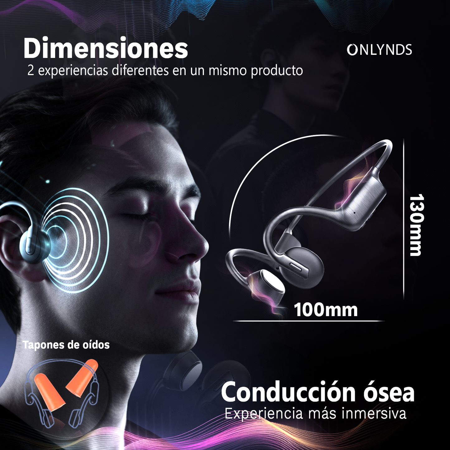 SUPER AURICULARES CONDUCCIÓN ÓSEA