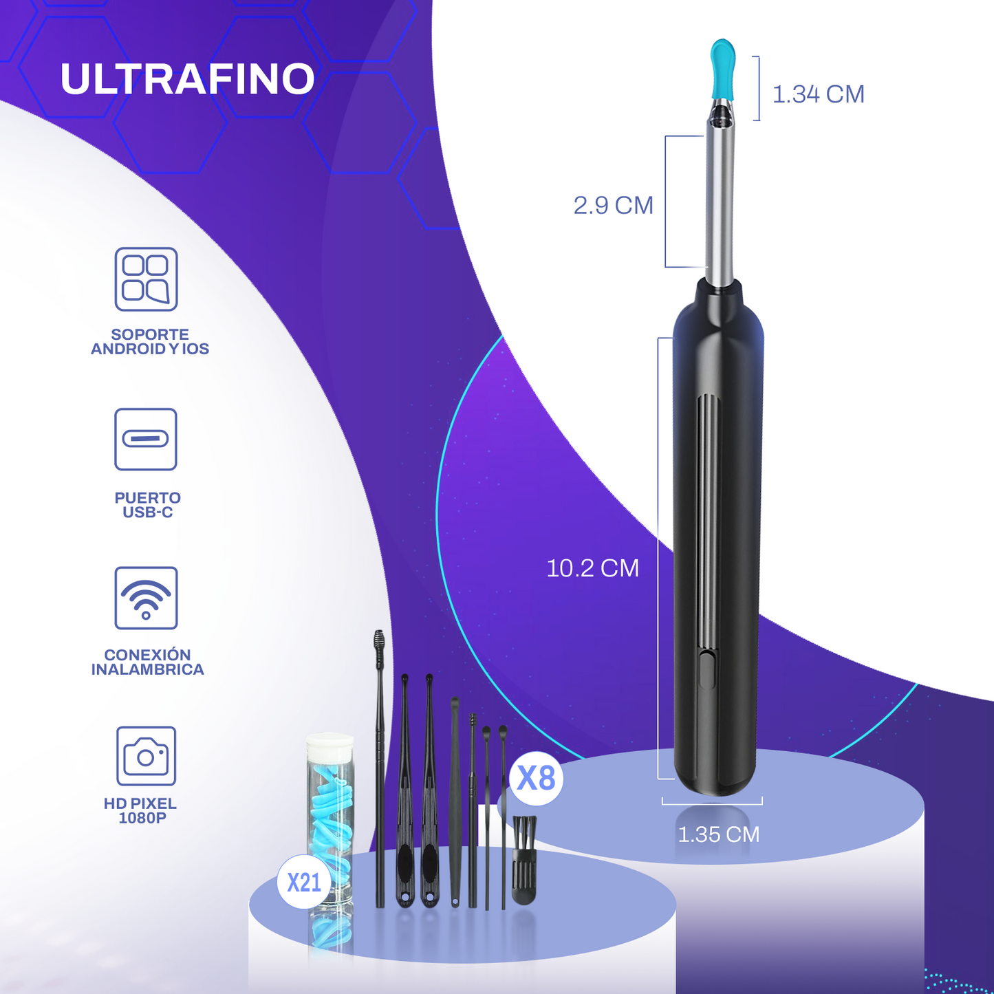 SUPER OTOSCOPIO CON CÁMARA