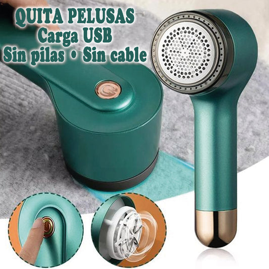 Quita pelusas eléctrico de ropa USB Plus ©