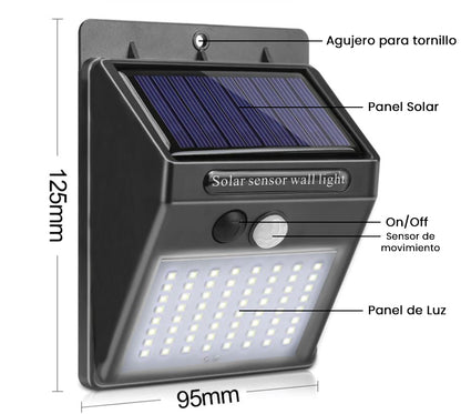 Luz Solar Exterior LED